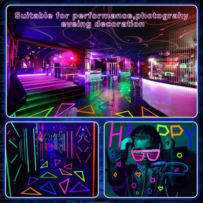 UV Glow Cotton Tape - 6 Rolls