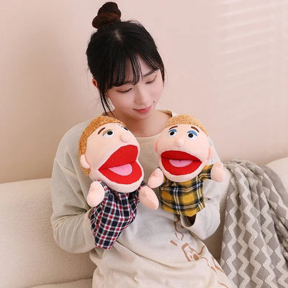 Fun Family Moving Mouth Hand Puppets- 12 Family Member Characters 28-33cm