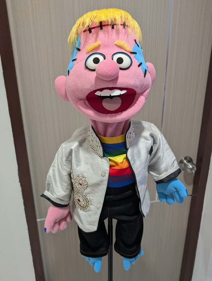 Frankie - Disco Monster Hand Puppet | Brian Z Original 1 of 1