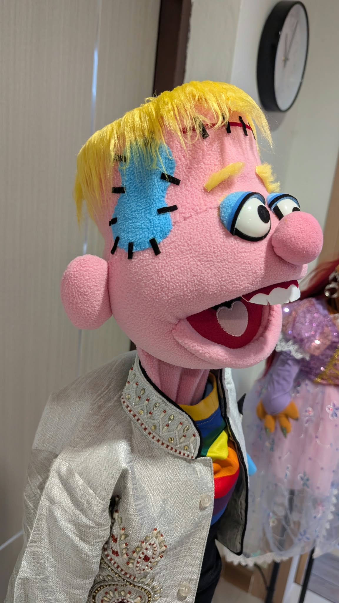Frankie - Disco Monster Hand Puppet | Brian Z Original 1 of 1