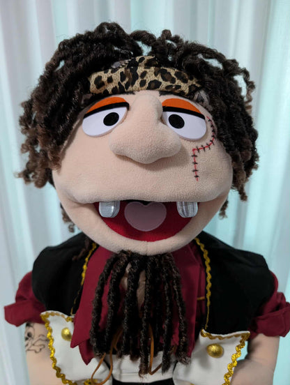 Planky McJiggles  - ZimZam Original 28” Full-Body Pirate Puppet with Premium Outfit