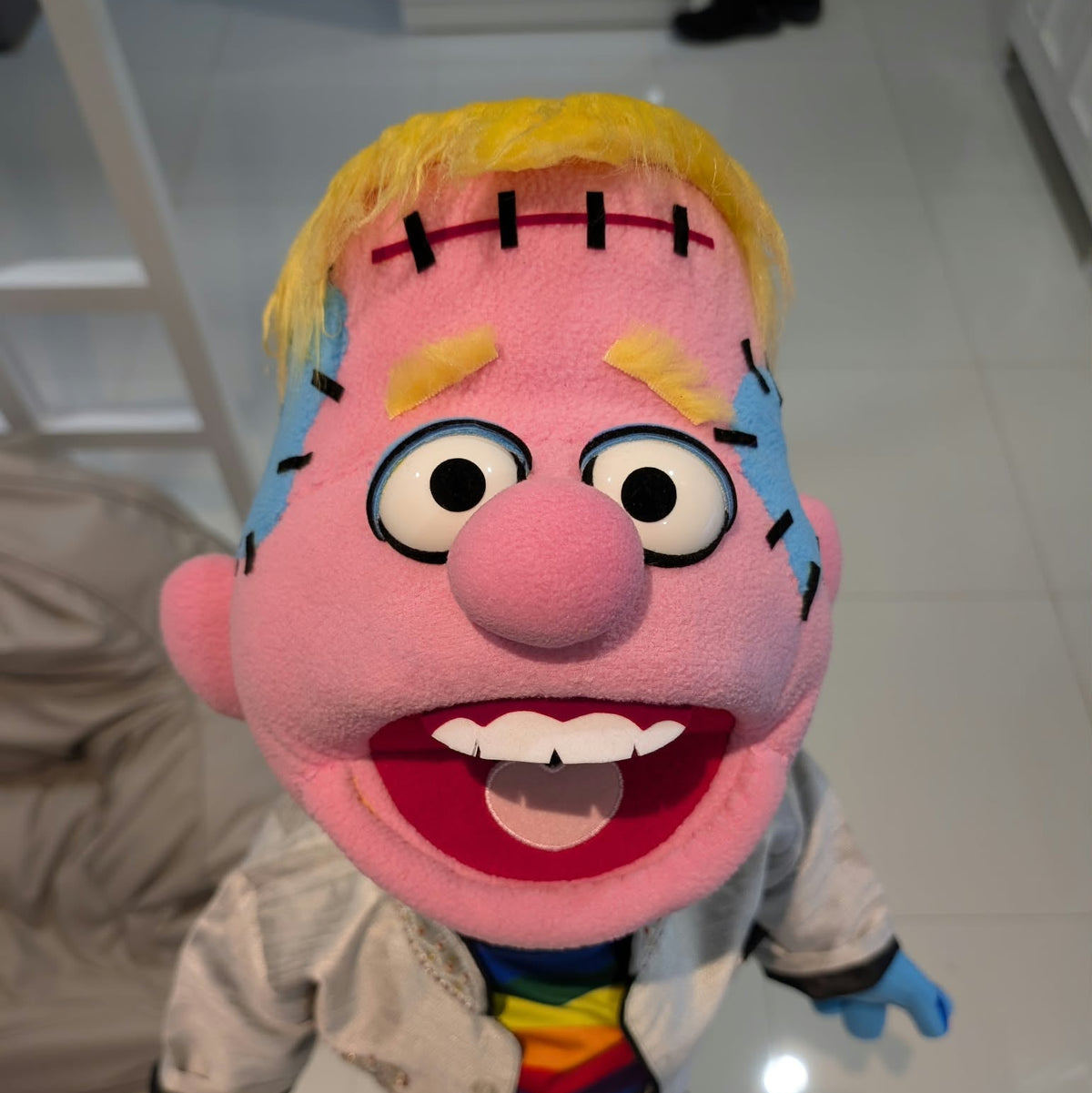Frankie - Disco Monster Hand Puppet | Brian Z Original 1 of 1