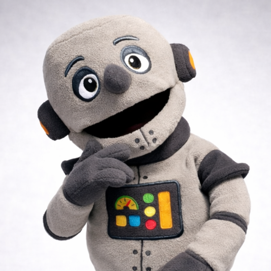 NEW! Klanker – Robot Hand Puppet | 24" Full Body | Pubbets