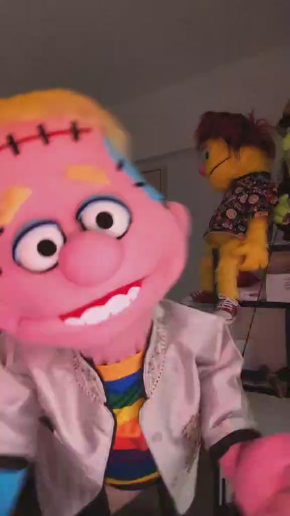 Frankie - Disco Monster Hand Puppet | Brian Z Original 1 of 1