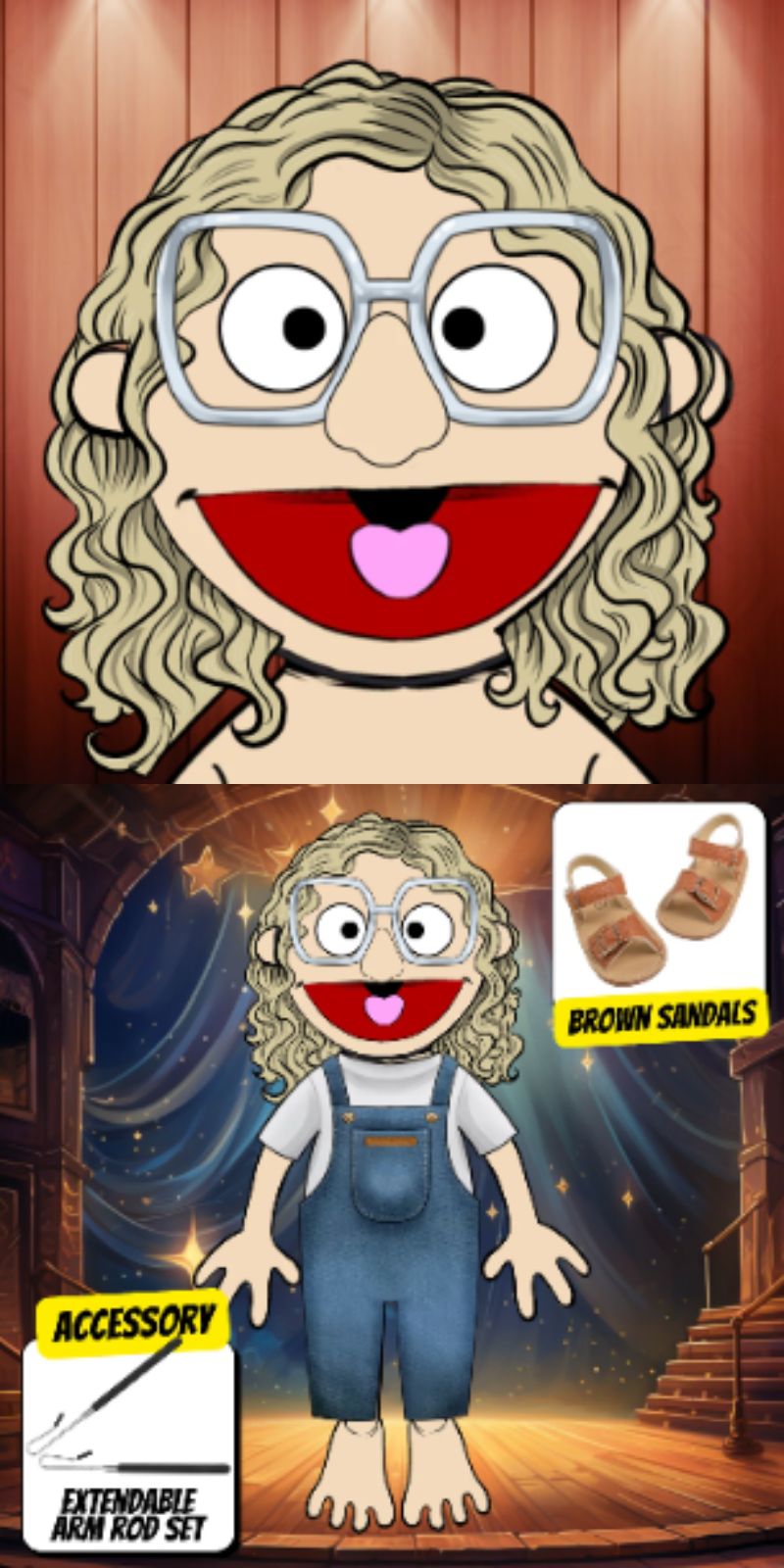 Pubbets Lab – 28” (70cm) Custom Full-Body Puppet | Design Your Own Puppet with price 244.40 ID ftP-49yDxf29ZDfg6Kod3_aB