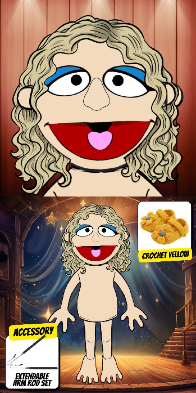 Pubbets Lab – 28” (70cm) Custom Full-Body Puppet | Design Your Own Puppet with price 226.90 ID z6Svain1TiHG3VdW91nZ4EH_