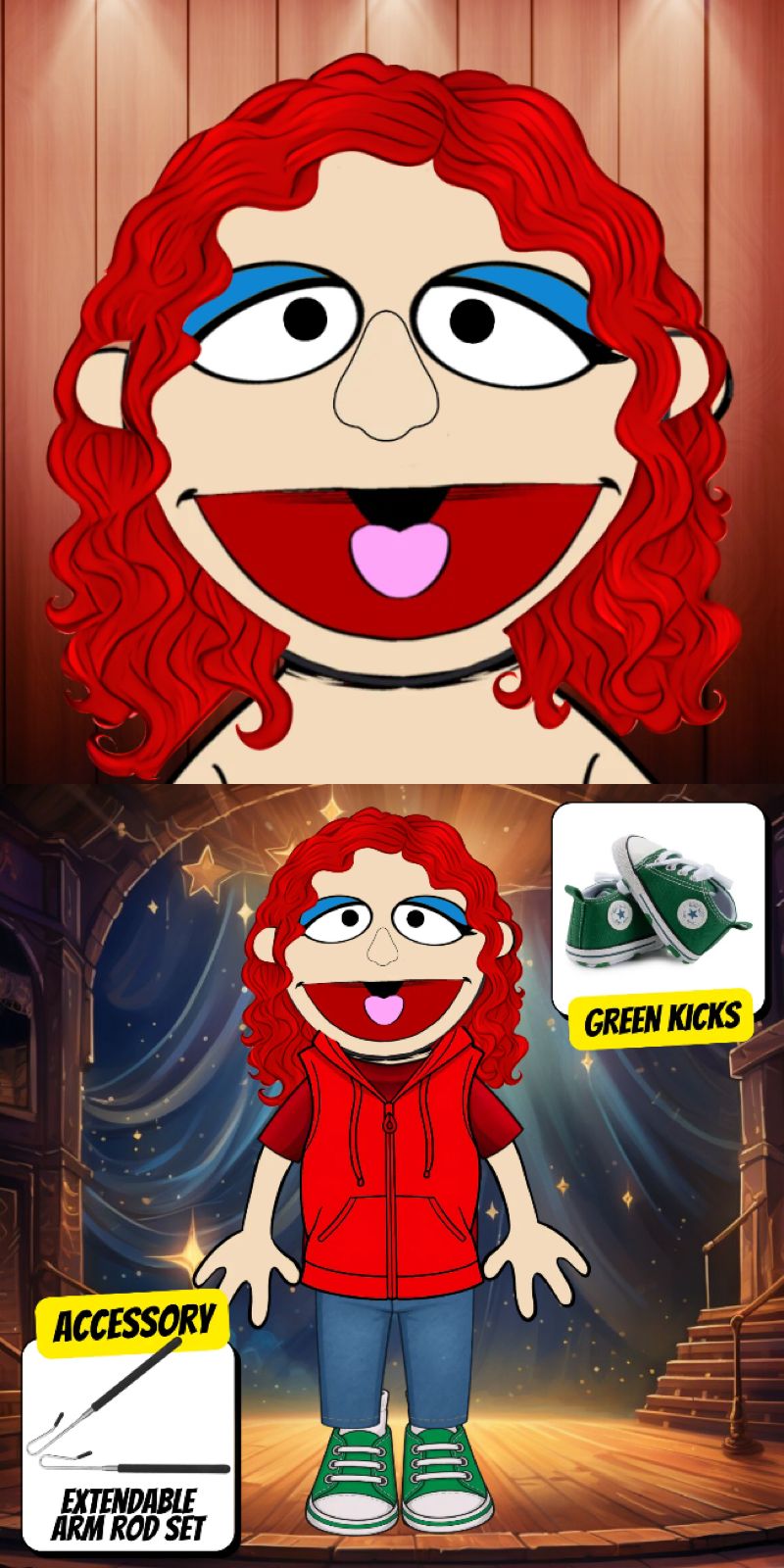 Pubbets Lab – 28” (70cm) Custom Full-Body Puppet | Design Your Own Puppet with price 216.90 ID 4aHgTS9zblcHf_yqUZAaH_vA