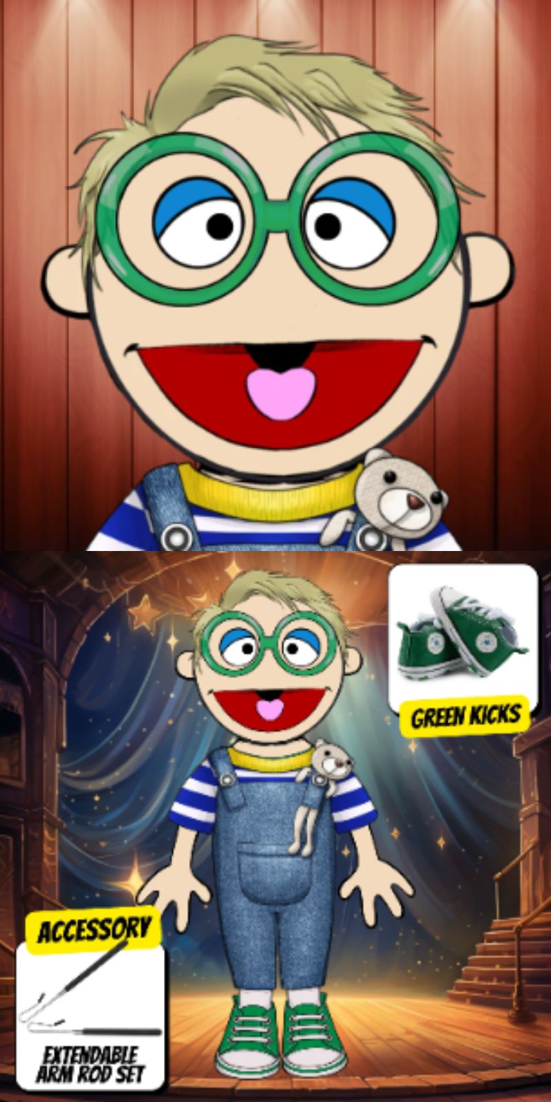 Pubbets Lab – 28” (70cm) Custom Full-Body Puppet | Design Your Own Puppet with price 239.40 ID PdwxtOXyAhOzCfZNLPwN5MA3