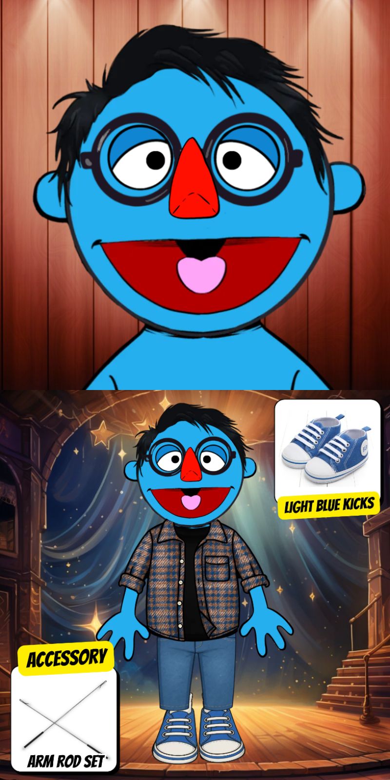 Pubbets Lab – 28” (70cm) Custom Full-Body Puppet | Design Your Own Puppet with price 242.40 ID Yf0ekb2XNFn2i6sgwm7RGe2p