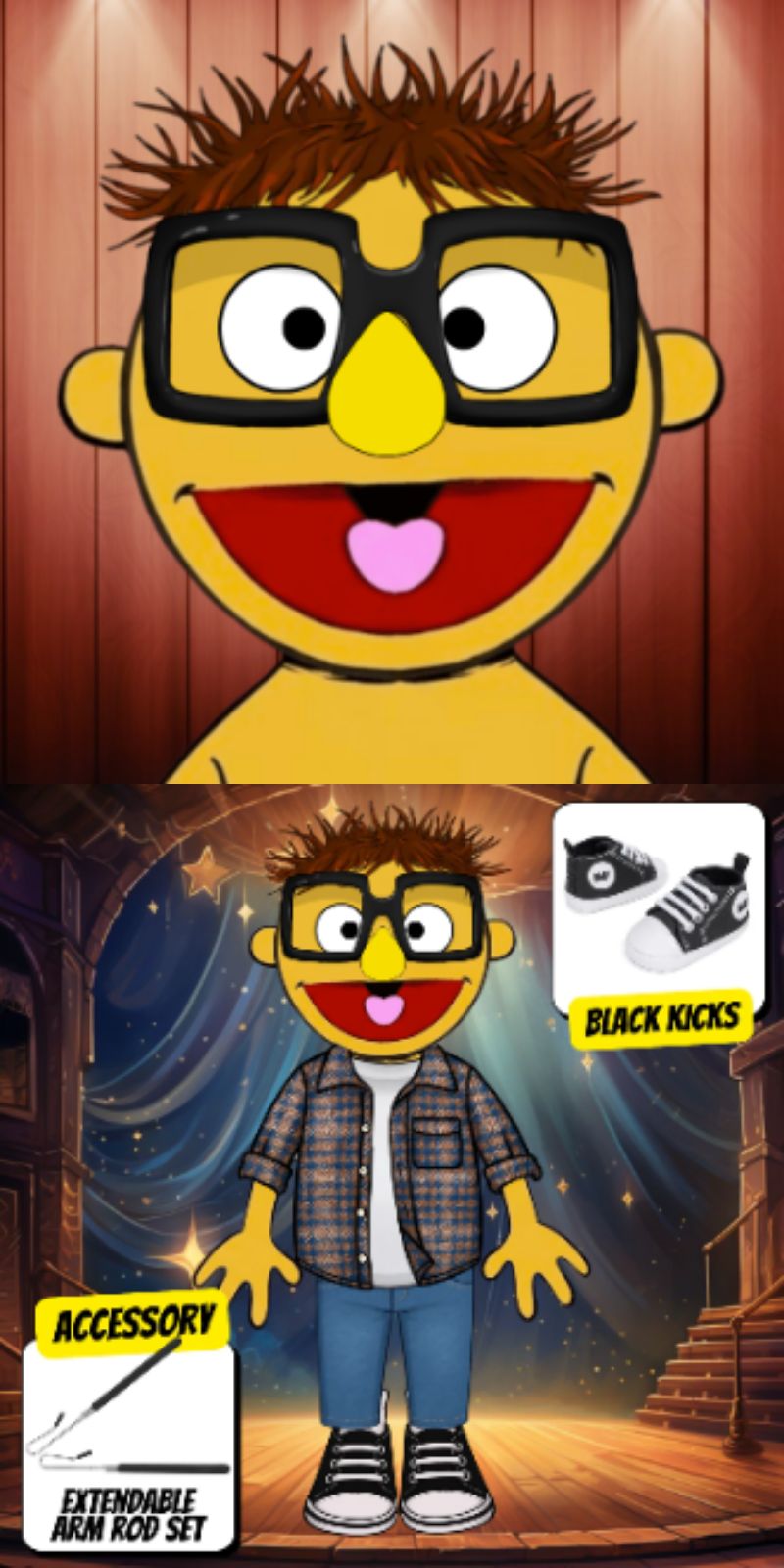 Pubbets Lab – 28” (70cm) Custom Full-Body Puppet | Design Your Own Puppet with price 229.40 ID bY3XYMPUmFa9MP36ptQ2EwG1