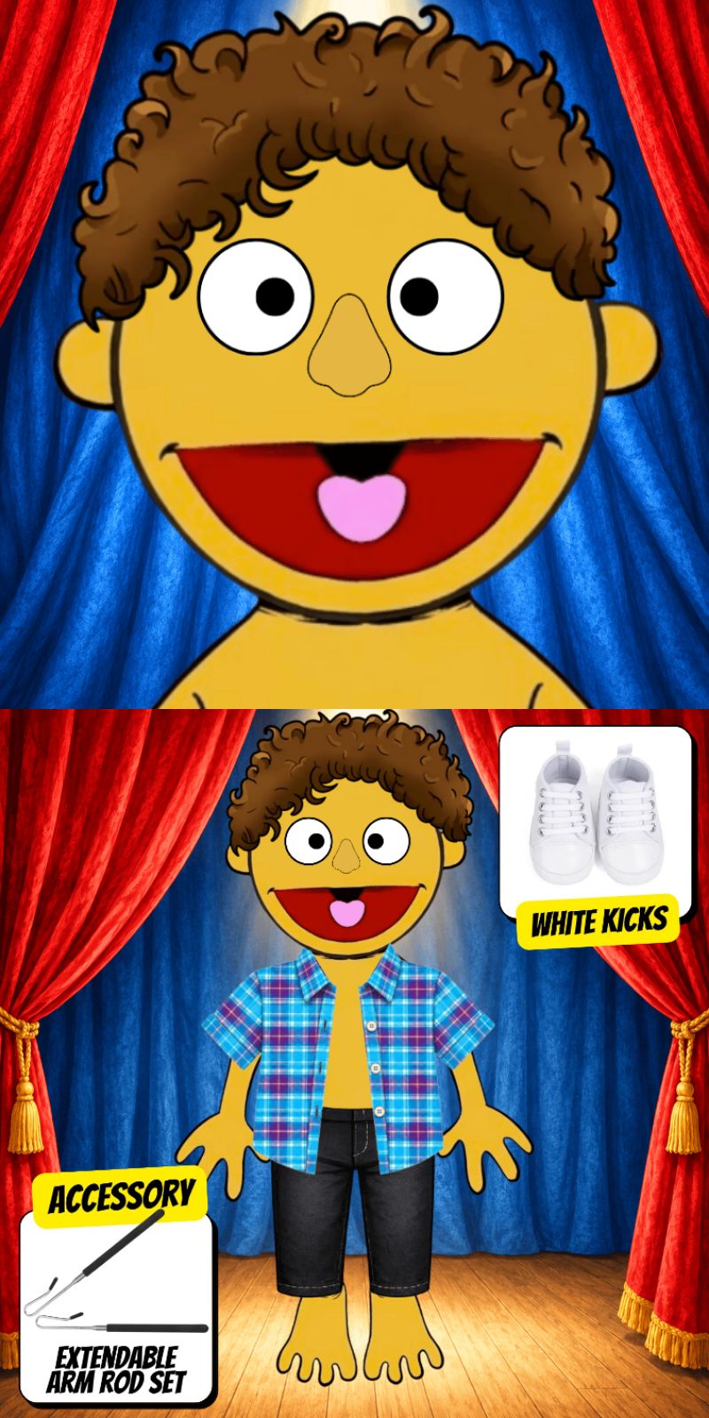 Pubbets Lab – 28” (70cm) Custom Full-Body Puppet | Design Your Own Puppet with price 221.90 ID hQZhXQ5apTqFjl-tASZkMk8Y
