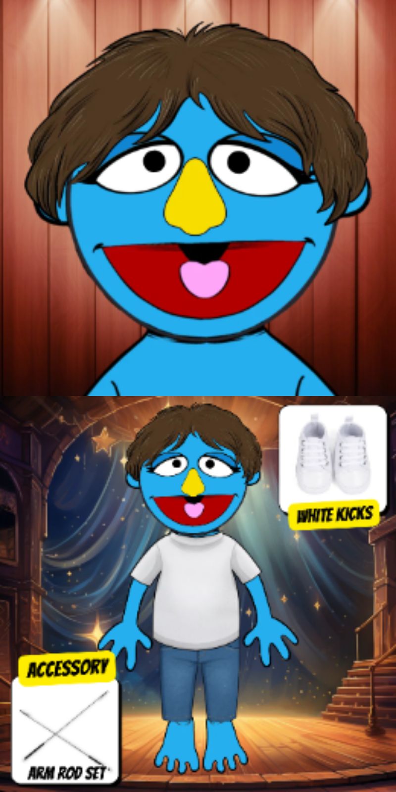 Pubbets Lab – 28” (70cm) Custom Full-Body Puppet | Design Your Own Puppet with price 224.90 ID Bb8Qe1xHi36jnpDdAGn_Aa-c