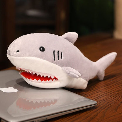 Pubbets! Grey Shark / 25-30cm Ocean Adventures Hand Puppets. 25-30cm - 9 Animals