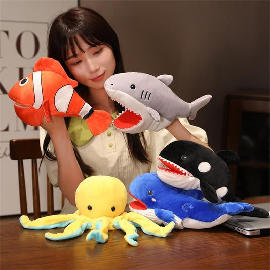 Pubbets! Ocean Adventures Hand Puppets. 25-30cm - 9 Animals